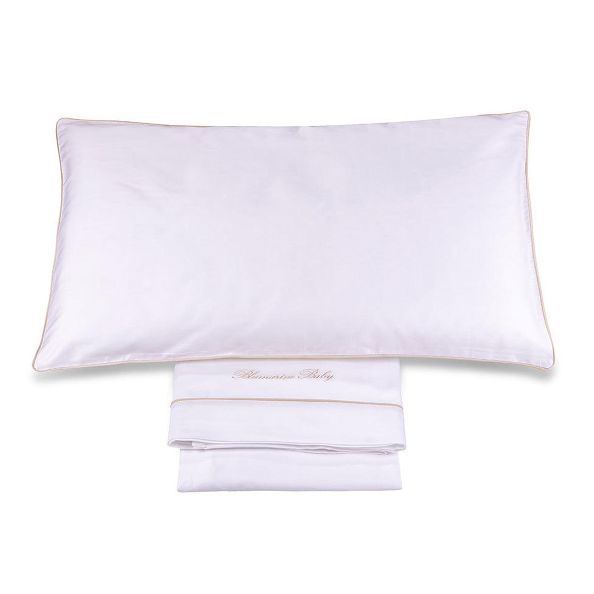 Completo Lenzuola Lettino Baby Blu Blumarine