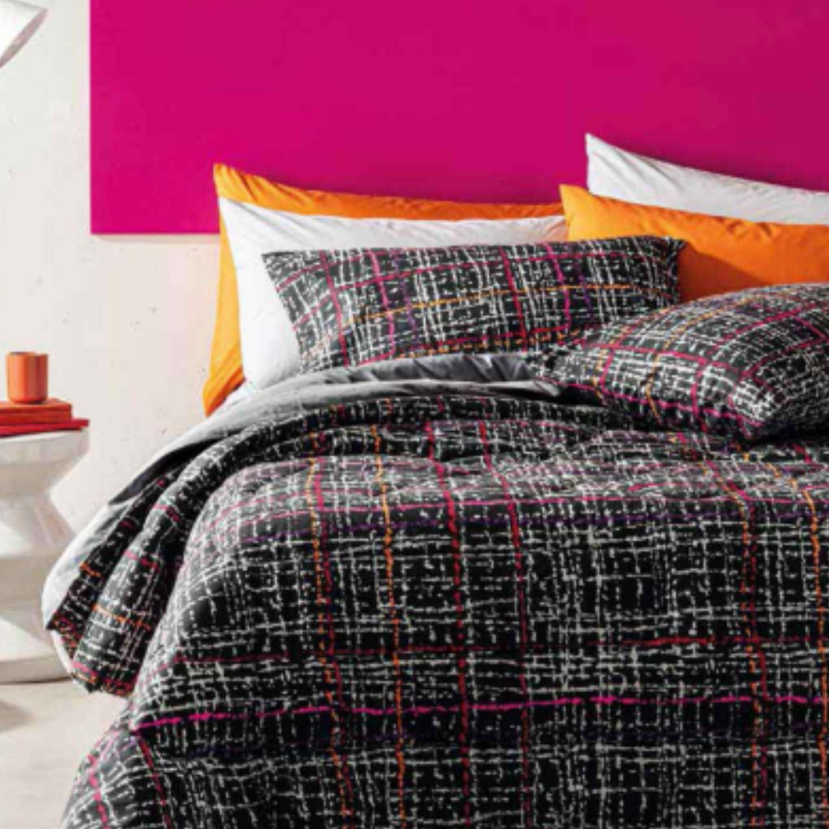 Trapunta 1 posto Tartan Fluo Zucchi