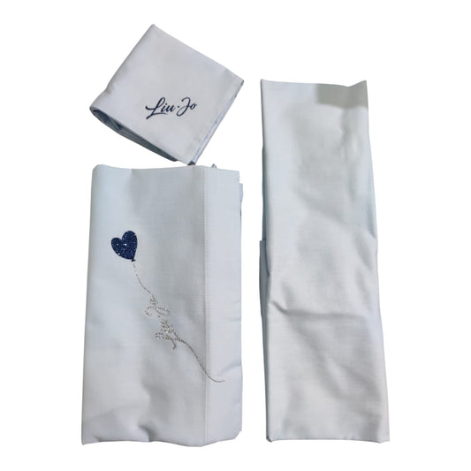 Completo lenzuolo culla Sweet BL602B Liu Jo Baby dal design dolce ed elegante per neonato