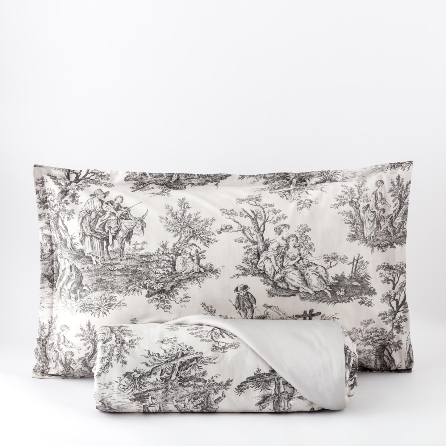 Completo Letto 2 Posti Toile de Jouy Reever