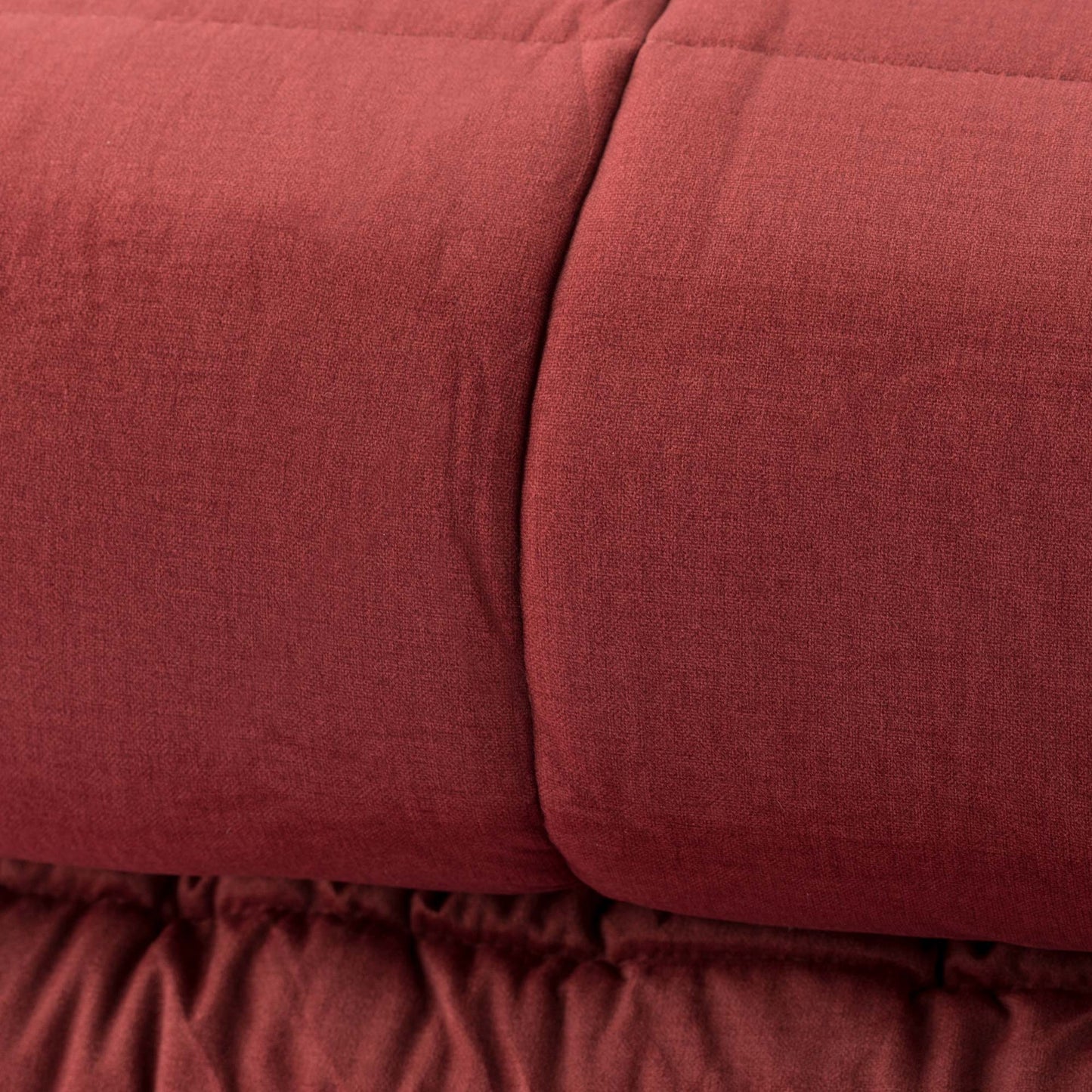 Trapunta Matrimoniale Veloury Riviera Rosso Melograno
