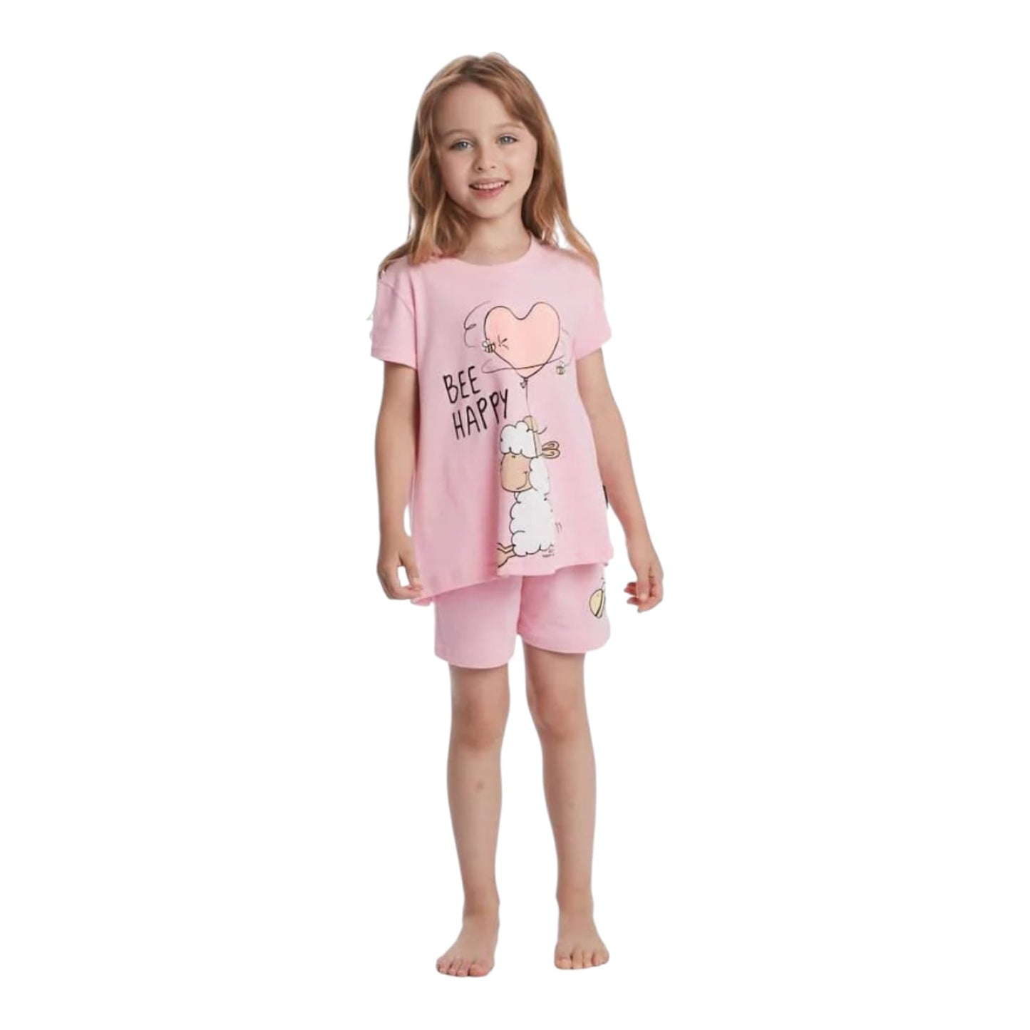 Pigiama Bambina e Ragazza H6251 Happy People estivo