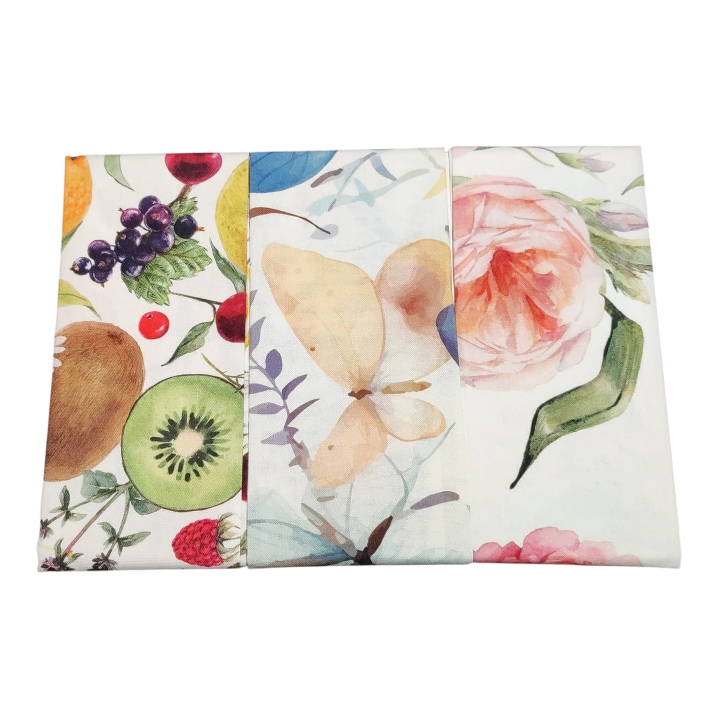 Set 3 Strofinacci Cucina Vitty Neith 100% Cotone 50x70 cm