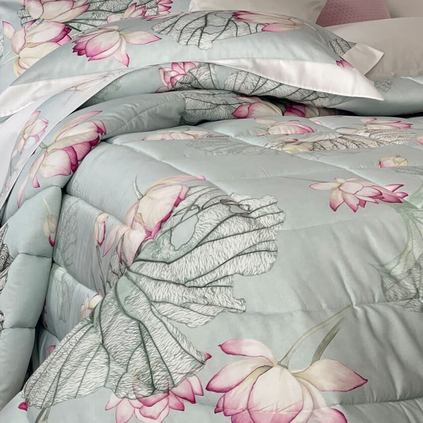 Trapunta Matrimoniale Blumarine Loto 270x265 cm