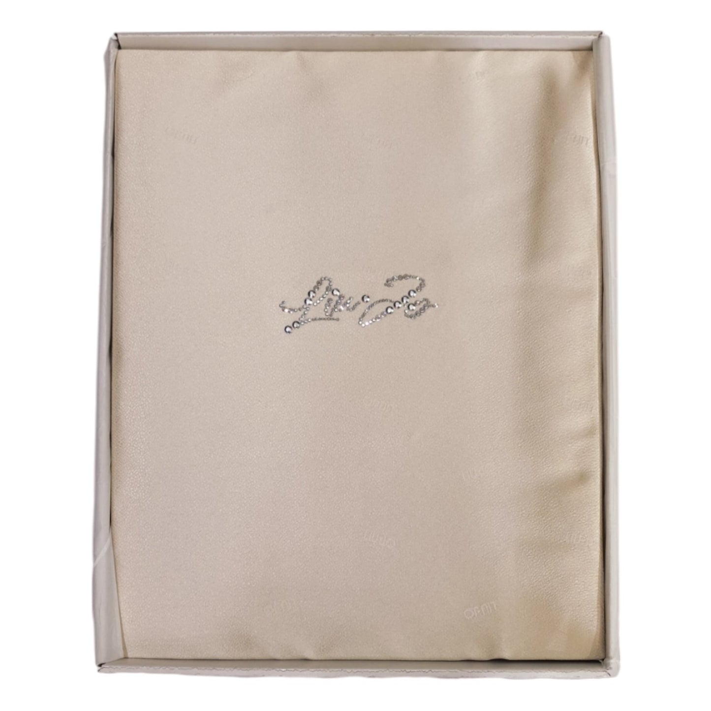 Copriletto 2 posti Logo Easy Avorio Liu Jo