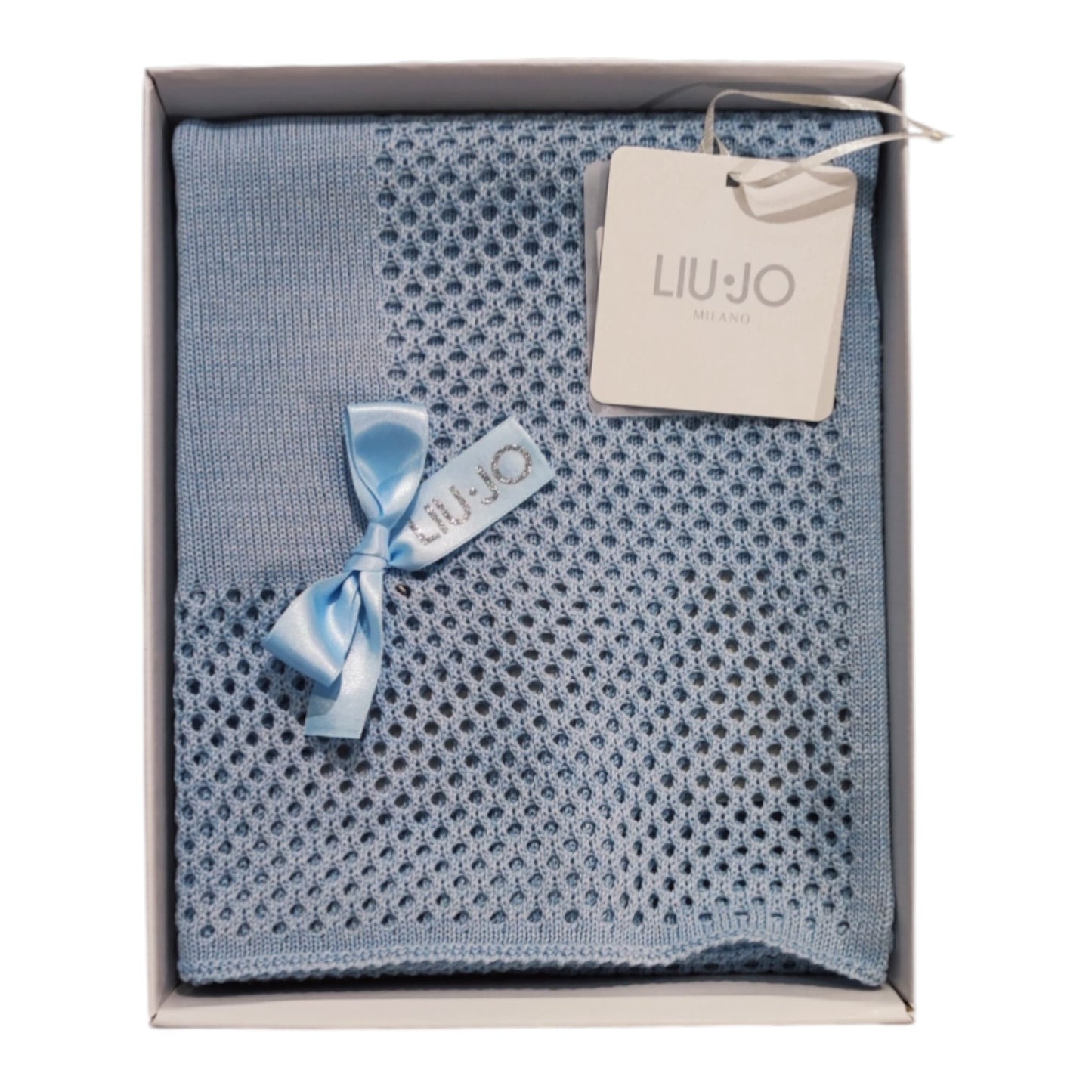 Copertina neonato Bamby BL248B Liu Jo in Lana