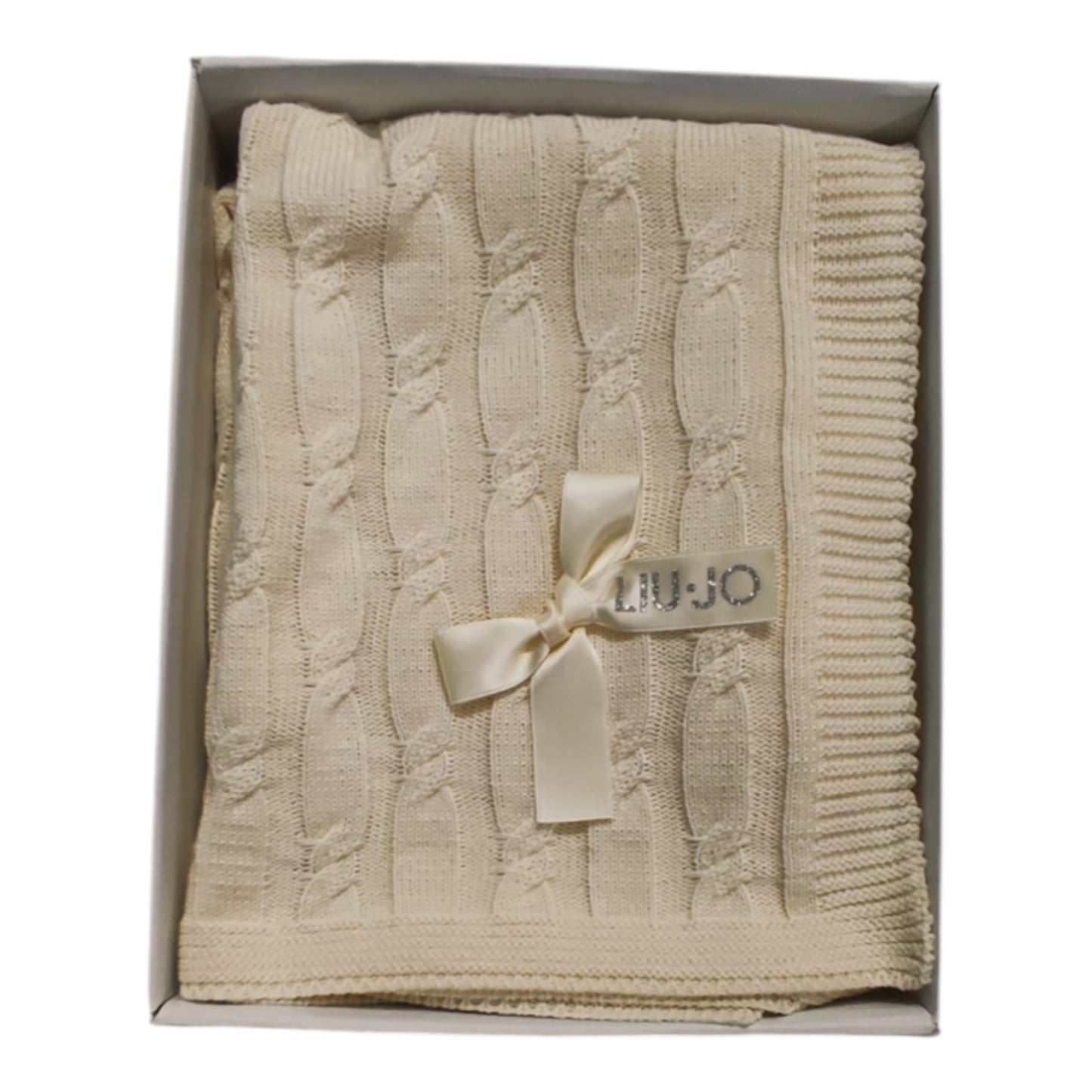 Copertina neonato Nastrini BL493B Liu Jo in Lana