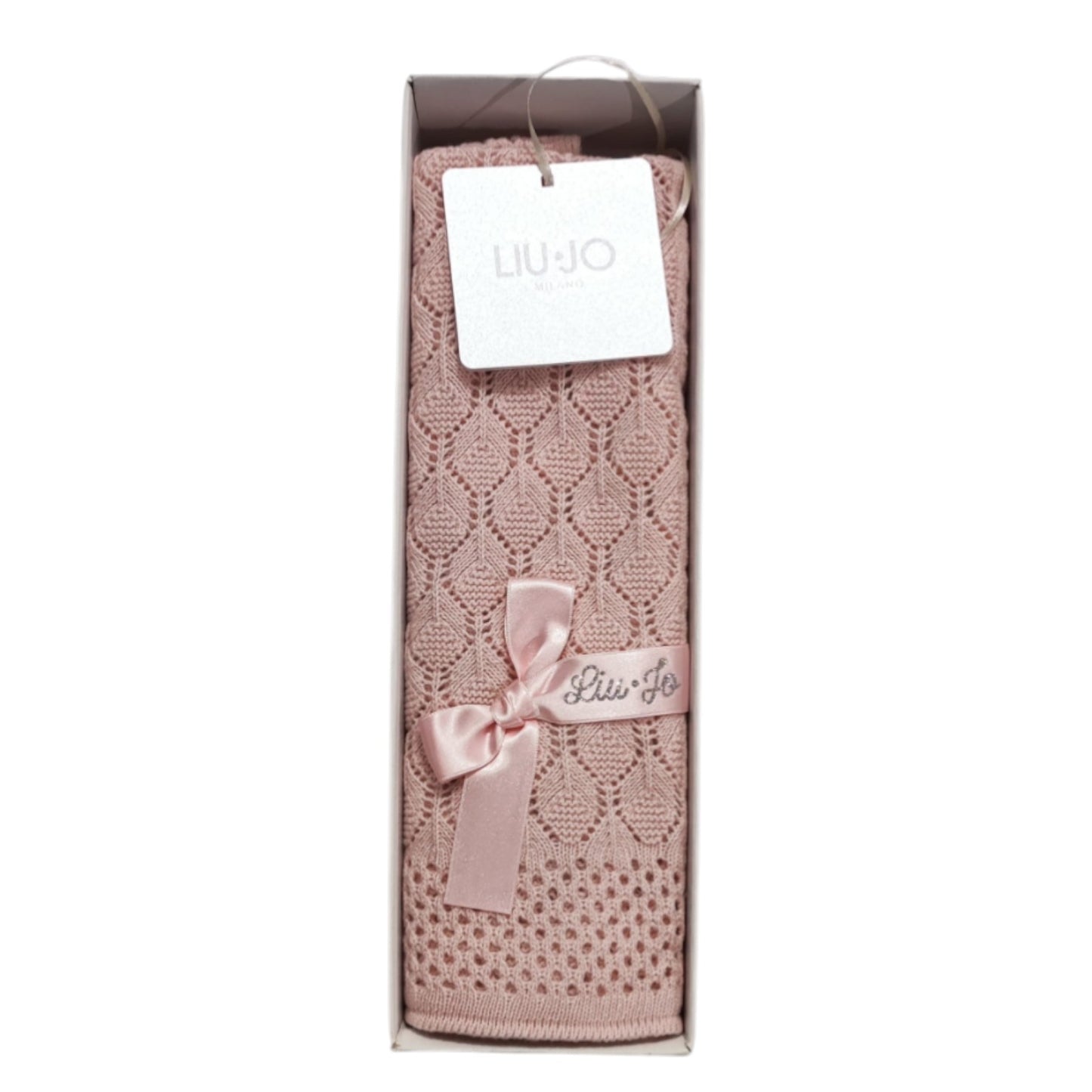 Copertina neonato Coccole BL609B Liu Jo in Lana