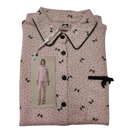 Pigiama Donna FA9285AB Noi di Notte Invernale Aperto
