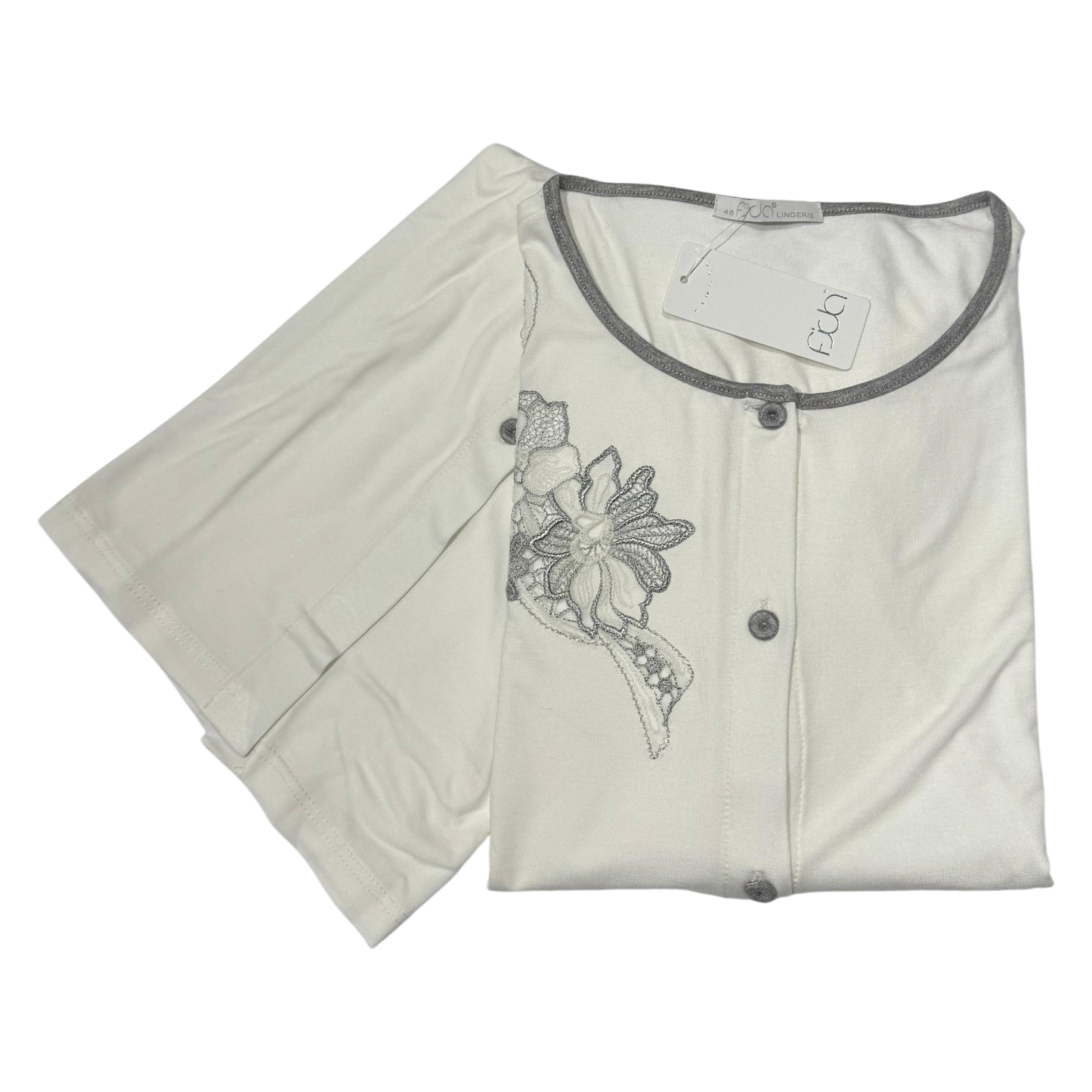 Camicia da Notte Donna I2610 Fida Lingerie aperta