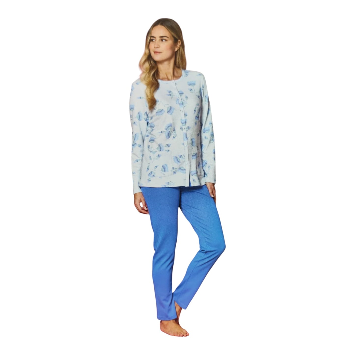 Pigiama Donna Invernale LR292245 Linclalor aperto