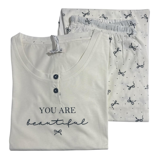 Pigiama Donna Estivo FA9463AB Noi di Notte