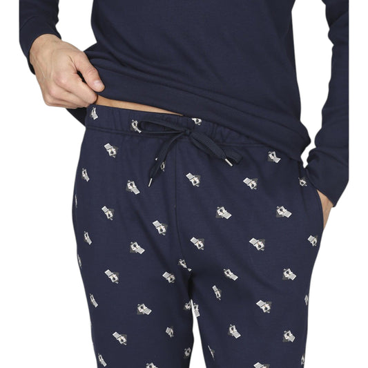 Dettaglio del pantalone Julipet Velletri con coulisse e fantasia fotografica