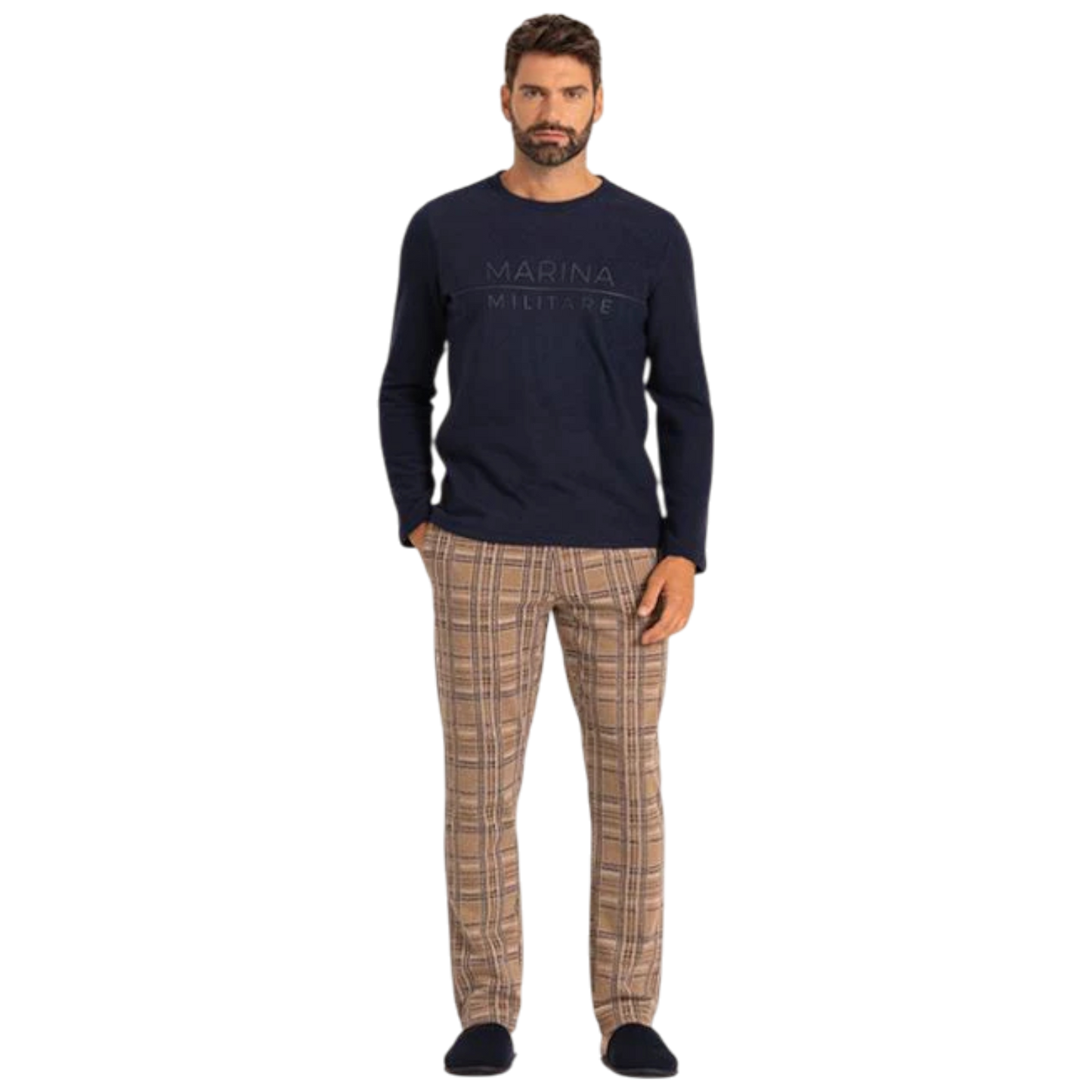 Pigiama Uomo 6Z84129MM Marina Militare Invernale