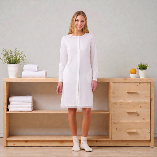 Camicia da Notte Donna LA3415AB Noi di Notte aperta