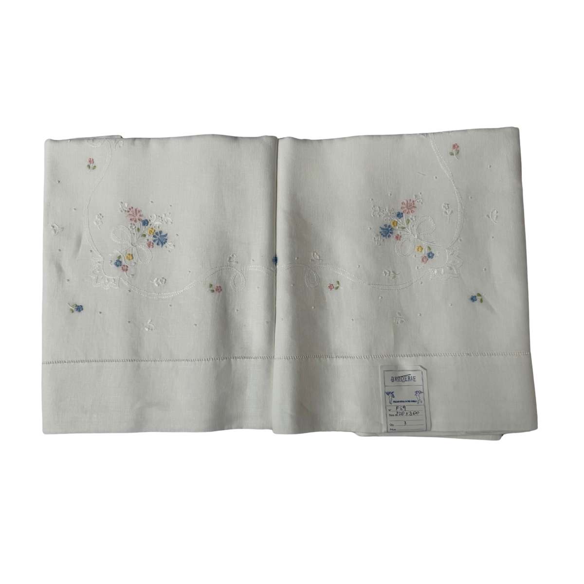 Parure Lenzuolo Matrimoniale 2F69 87920 Bellora Broderie