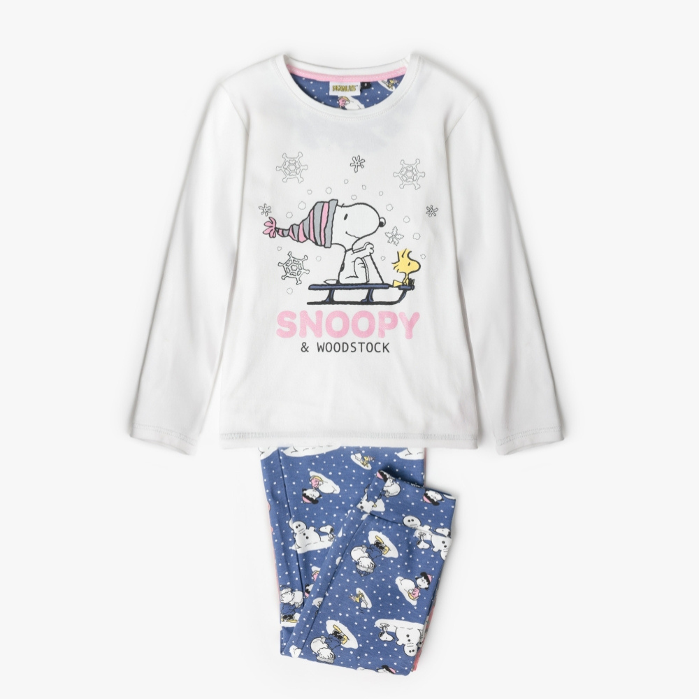 Pigiama Bambina Peanuts 63459-0 Snow Drift Admas