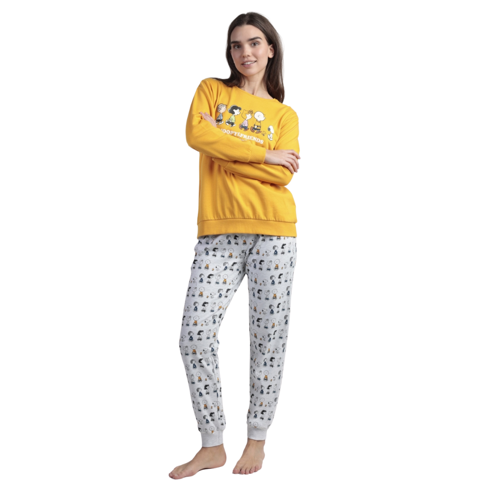 Pigiama Donna Peanuts 63429-0 Aznar Invernale