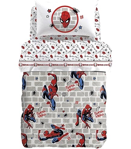 Trapunta 1 posto Spiderman Wall Caleffi Disney