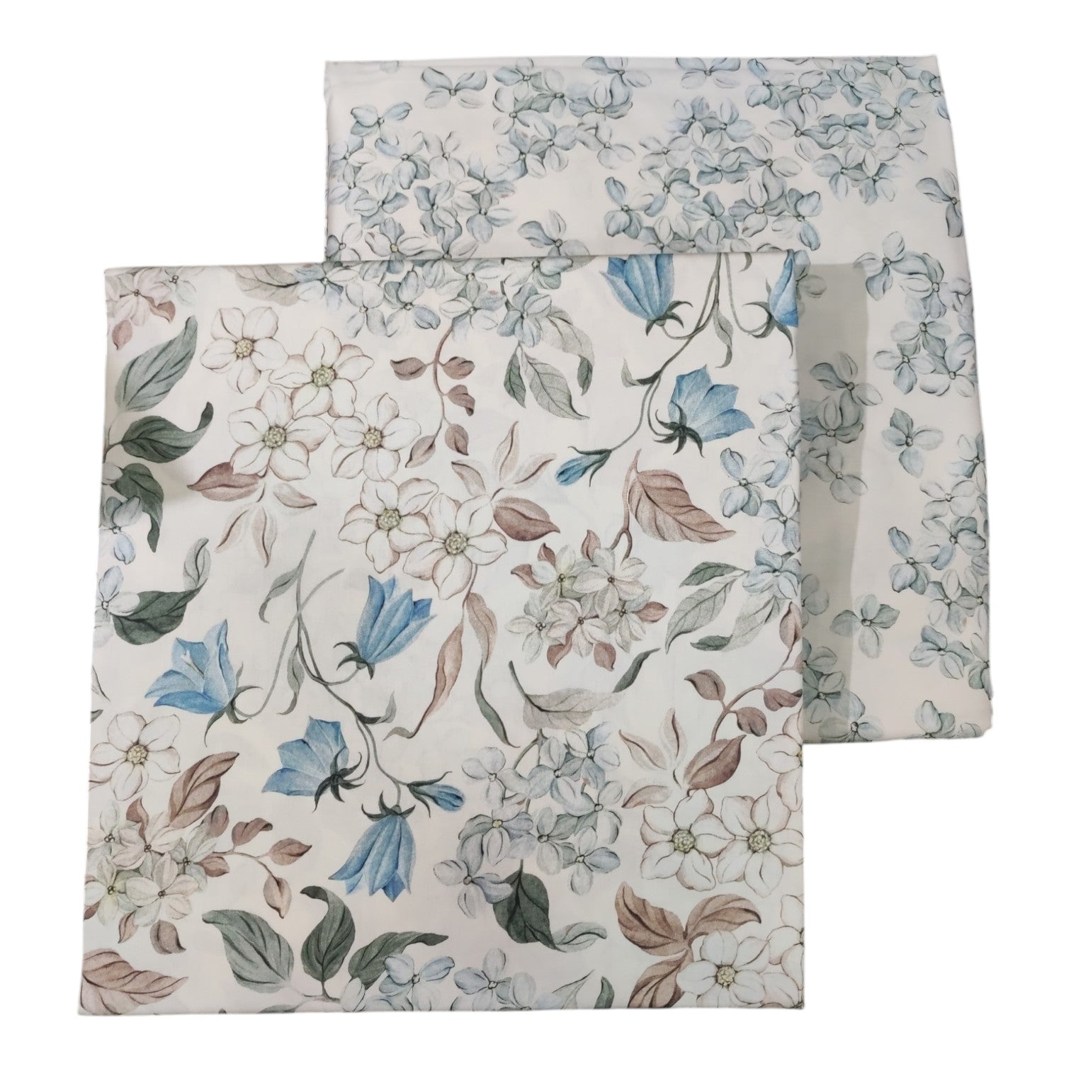 Completo lenzuola matrimoniale Very in raso satin 100% cotone 300 TC con stampa digitale floreale