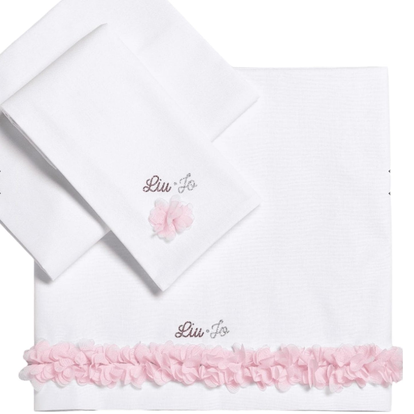Completo Lenzuolo Culla Fiori BL532C Liu Jo Baby
