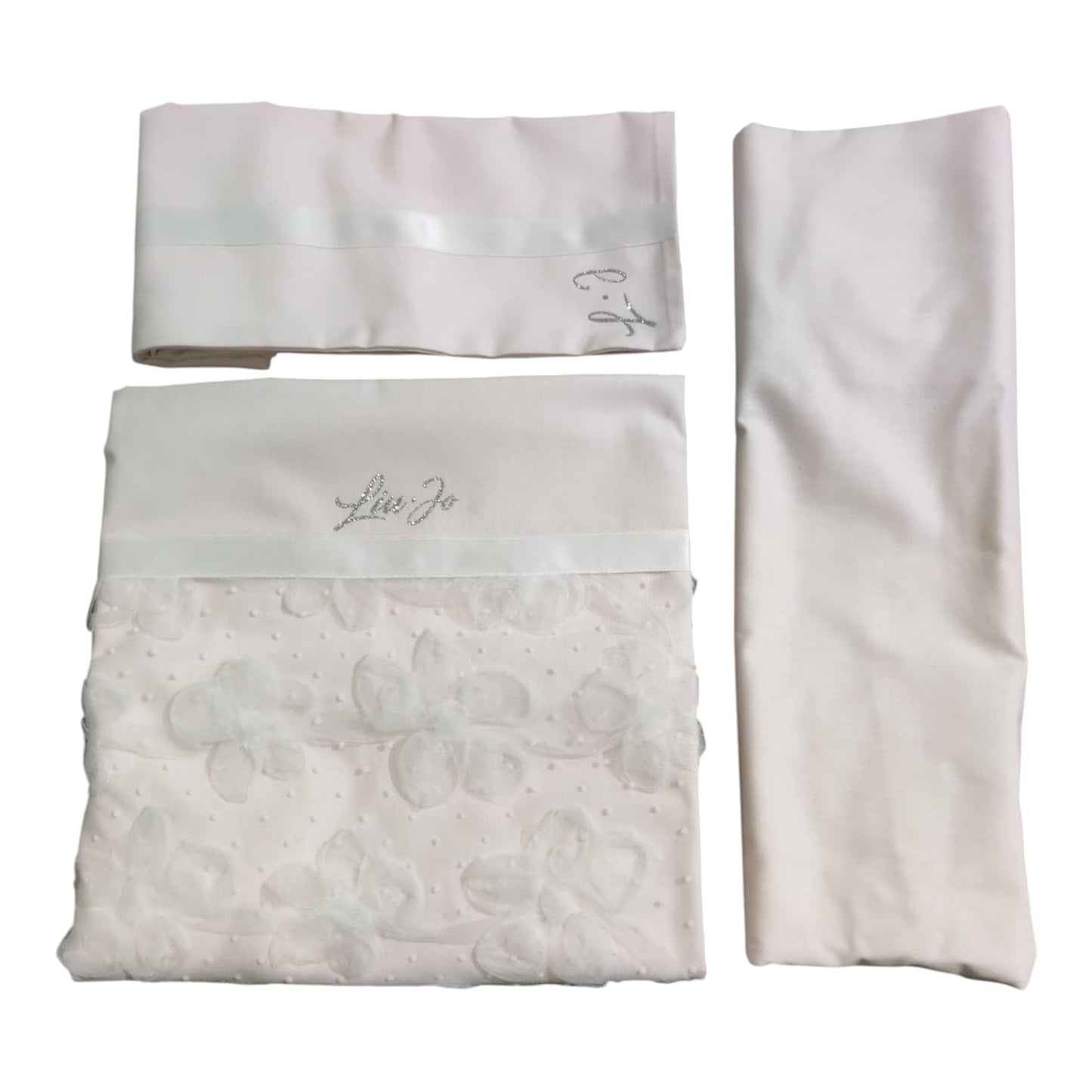 Completo Lenzuolo Culla Fiori Pois BL647C Liu Jo Baby