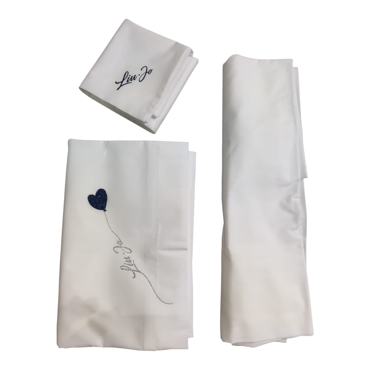Completo lenzuolo culla Sweet BL602B Liu Jo Baby dal design dolce ed elegante per neonato