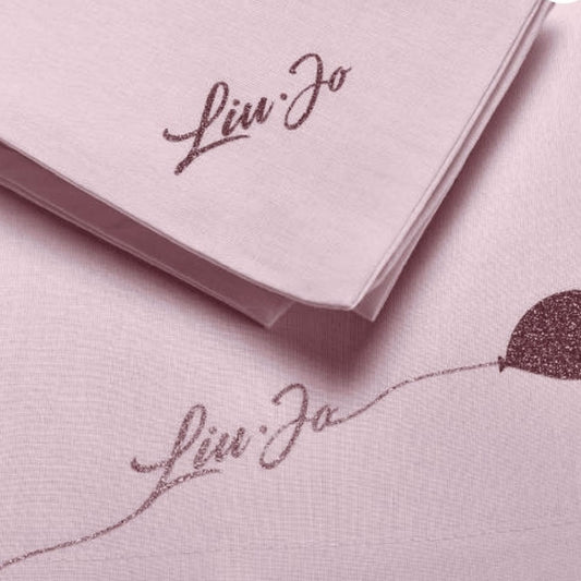 Completo lenzuolo culla Sweet BL602B Liu Jo Baby dal design dolce ed elegante per neonato