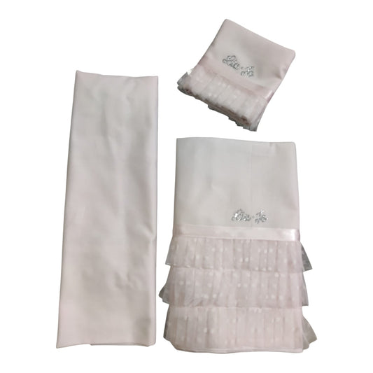 Completo Lenzuolo Culla Tulle Farfalle BL504C Liu Jo Baby