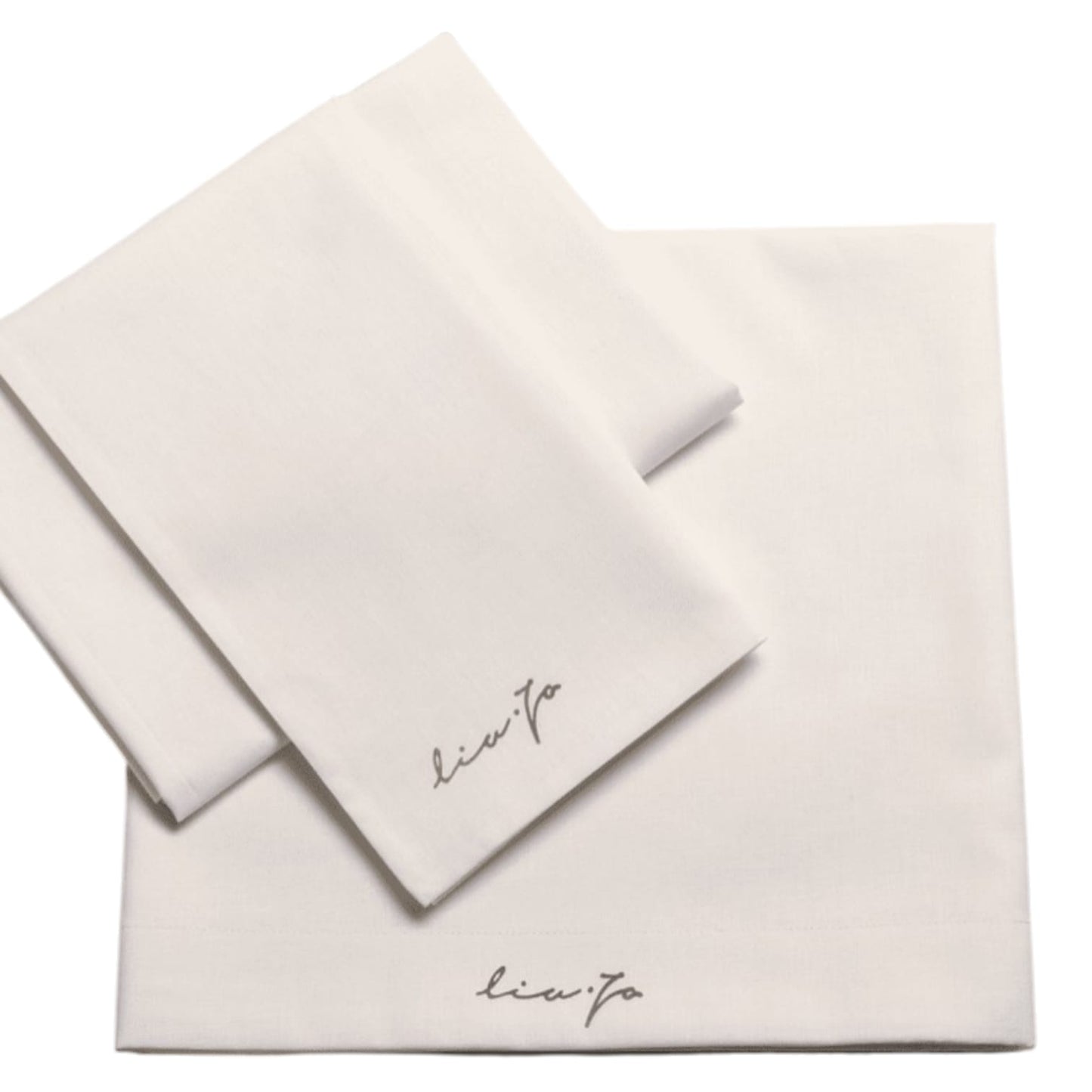 Completo lenzuolo lettino Flock BL623L Liu Jo Baby in 100% puro cotone con sopra 120x170, sotto con angoli e federa 45x30