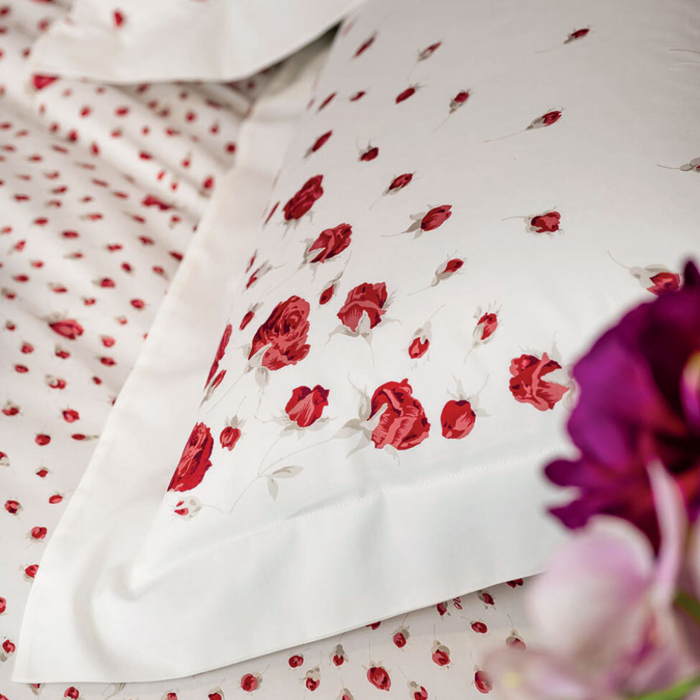 Lenzuolo 2 posti effetto copriletto Sogno Blumarine matrimoniale con sopra 250x290 e sotto con angoli