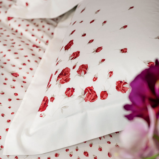 Lenzuolo 2 posti effetto copriletto Sogno Blumarine matrimoniale con sopra 250x290 e sotto con angoli
