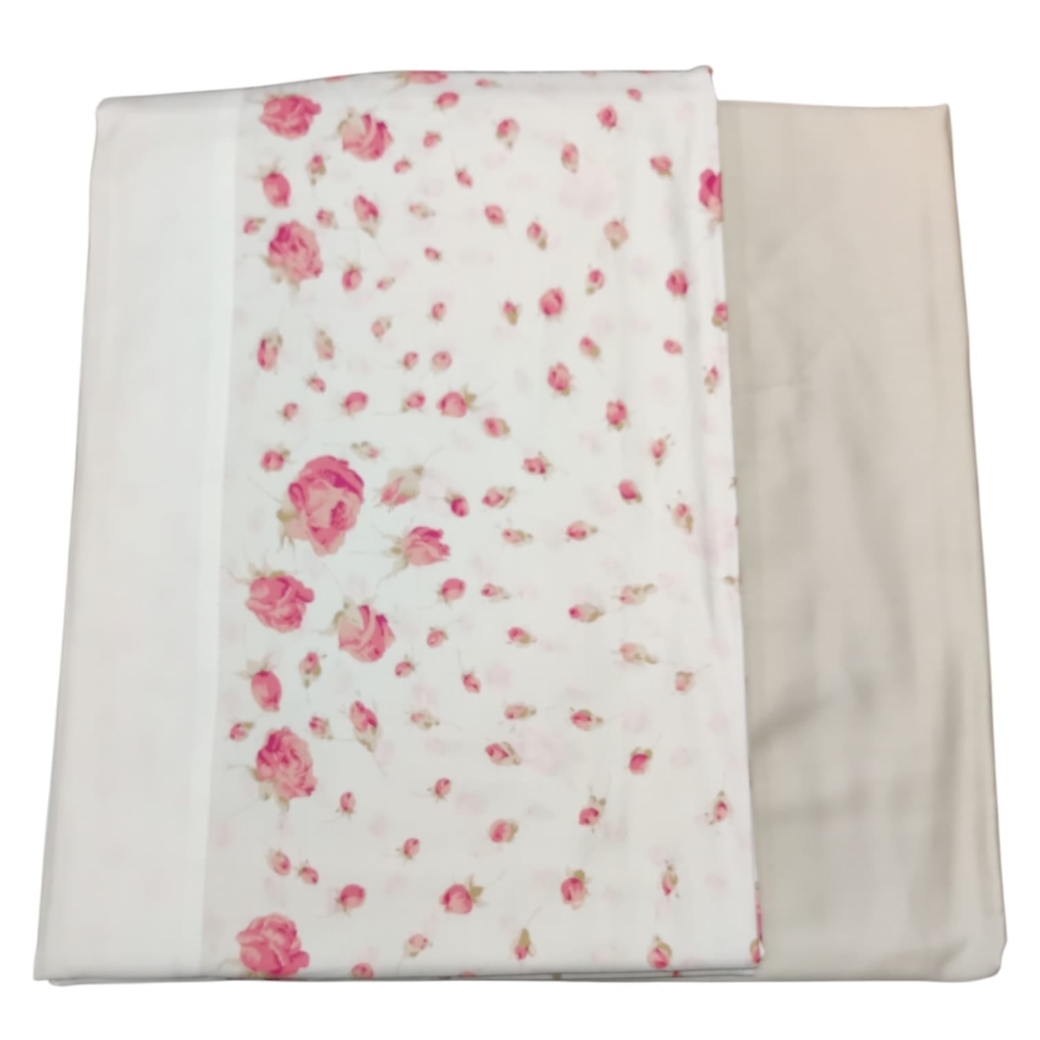 Lenzuolo 2 posti effetto copriletto Sogno Blumarine matrimoniale con sopra 250x290 e sotto con angoli