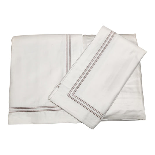 Completo Letto Matrimoniale Monet Cavalieri Raso 300TC