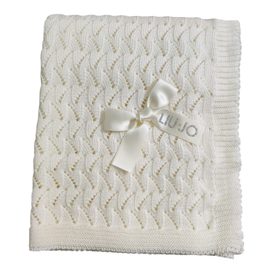 Copertina Culla Ventaglini BL246C Liu Jo Baby in Filo 100% Cotone
