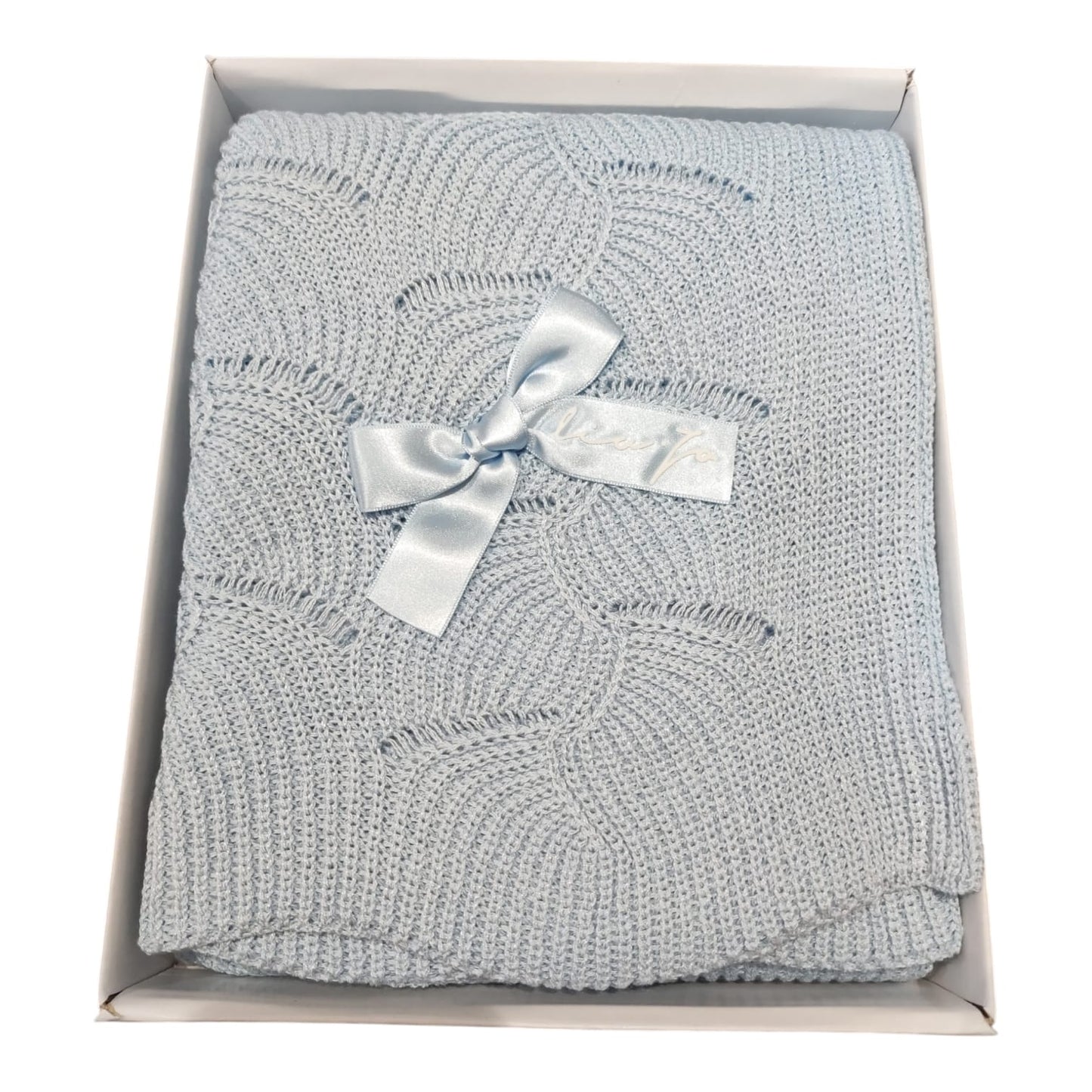 Copertina scialletto culla passeggino Wave BL629C Liu Jo in cotone morbida ed elegante per neonato
