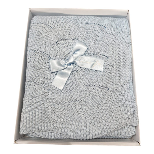 Copertina scialletto culla passeggino Wave BL629C Liu Jo in cotone morbida ed elegante per neonato