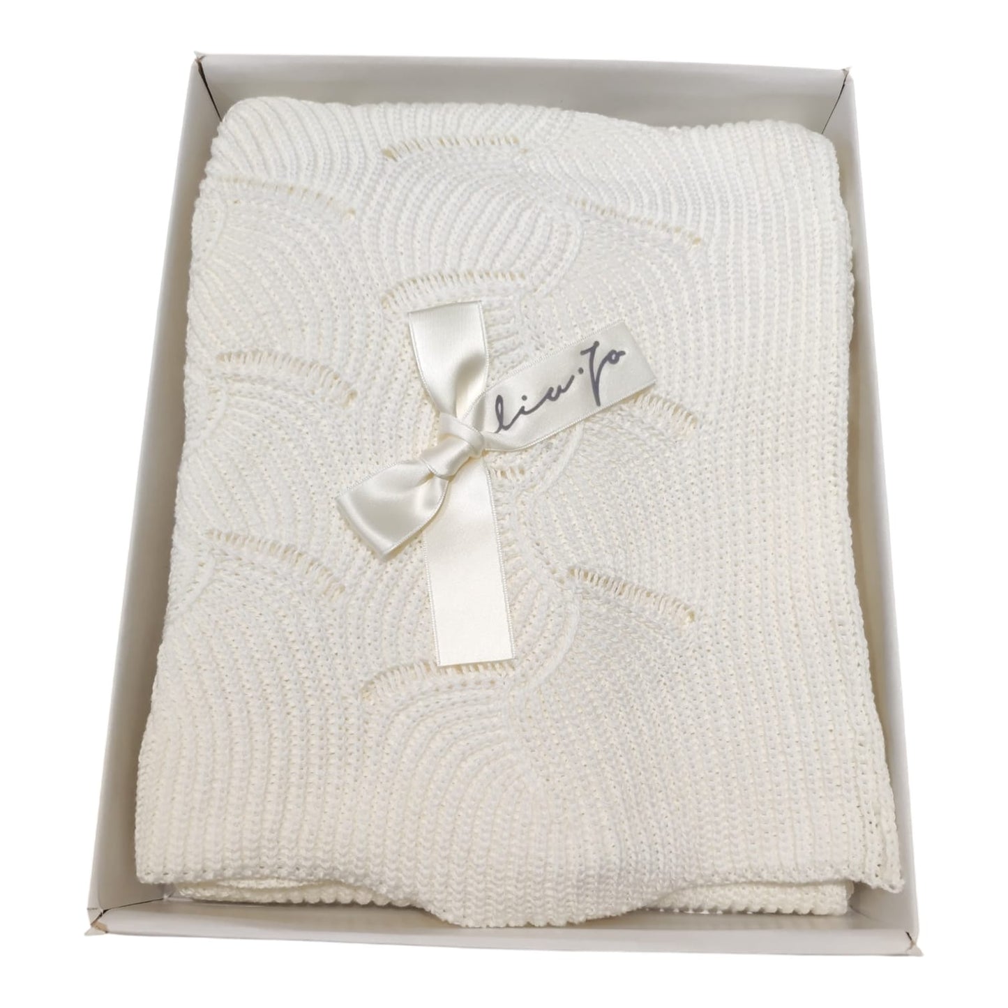 Copertina scialletto culla passeggino Wave BL629C Liu Jo in cotone morbida ed elegante per neonato
