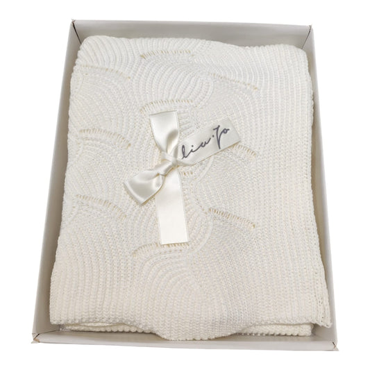 Copertina scialletto culla passeggino Wave BL629C Liu Jo in cotone morbida ed elegante per neonato