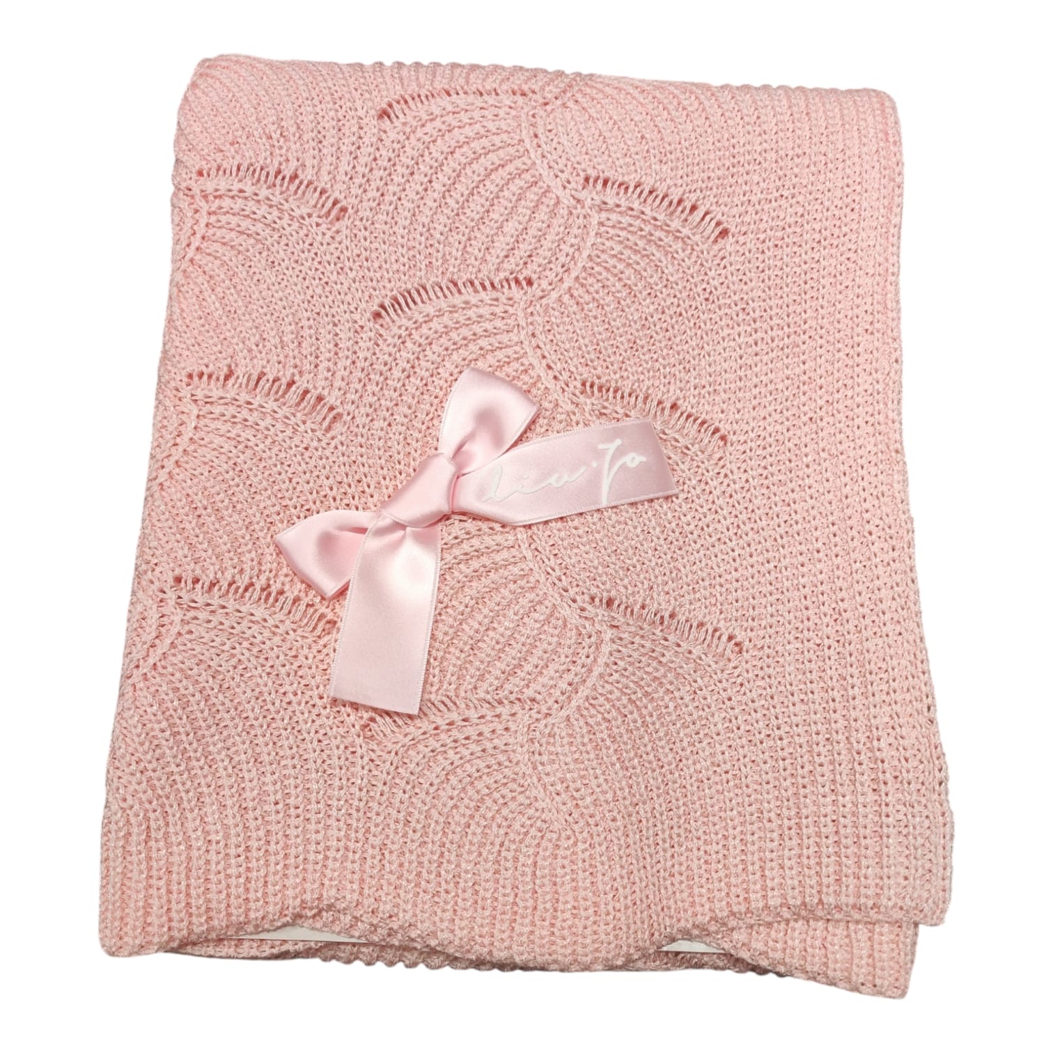 Copertina scialletto culla passeggino Wave BL629C Liu Jo in cotone morbida ed elegante per neonato
