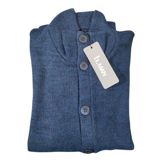 Giacca da Uomo Invernale LR855076 B.Men abbottonata con collo e manica lunga
