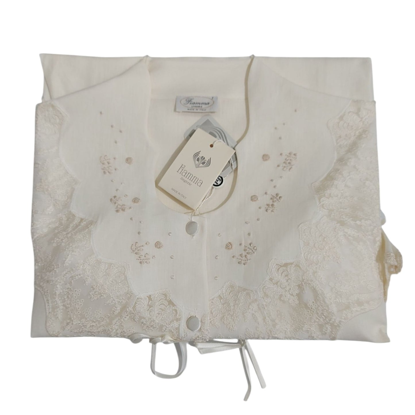 Camicia da Notte in Puro Lino 1612 Fiamma