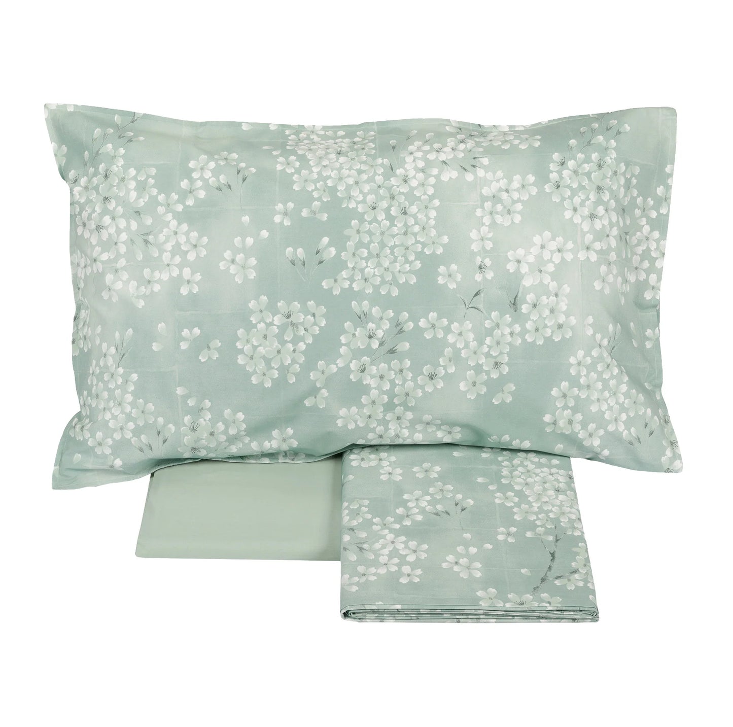 Completo lenzuolo copriletto 2 postii Kimono Fazzini