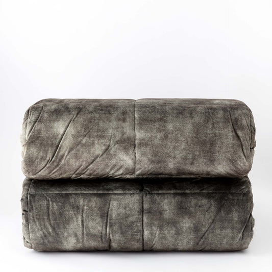 Trapunta In Velluto Goodly Riviera - Grigio Nube