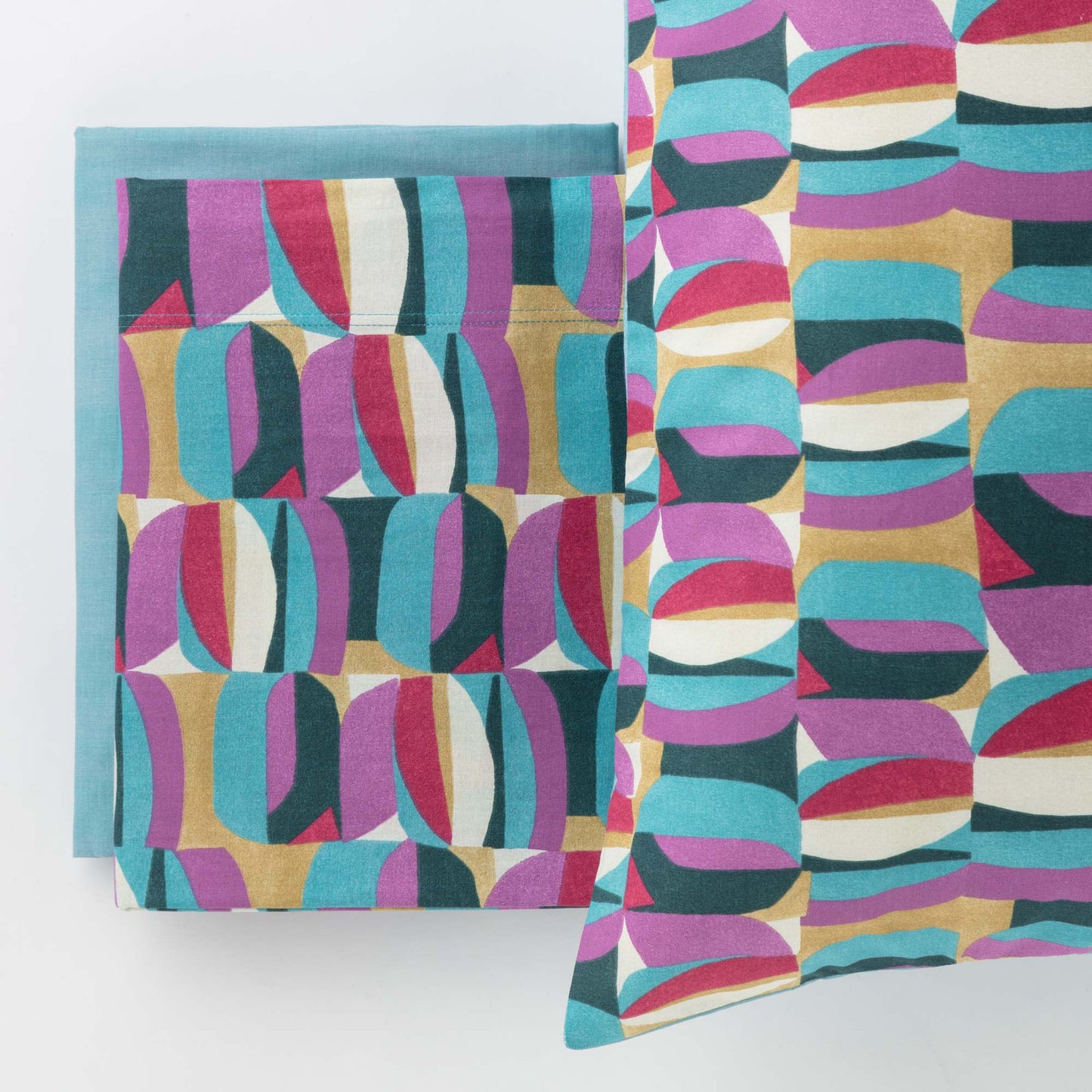 Completo Lenzuolo 1 Posto Gin Riviera in cotone