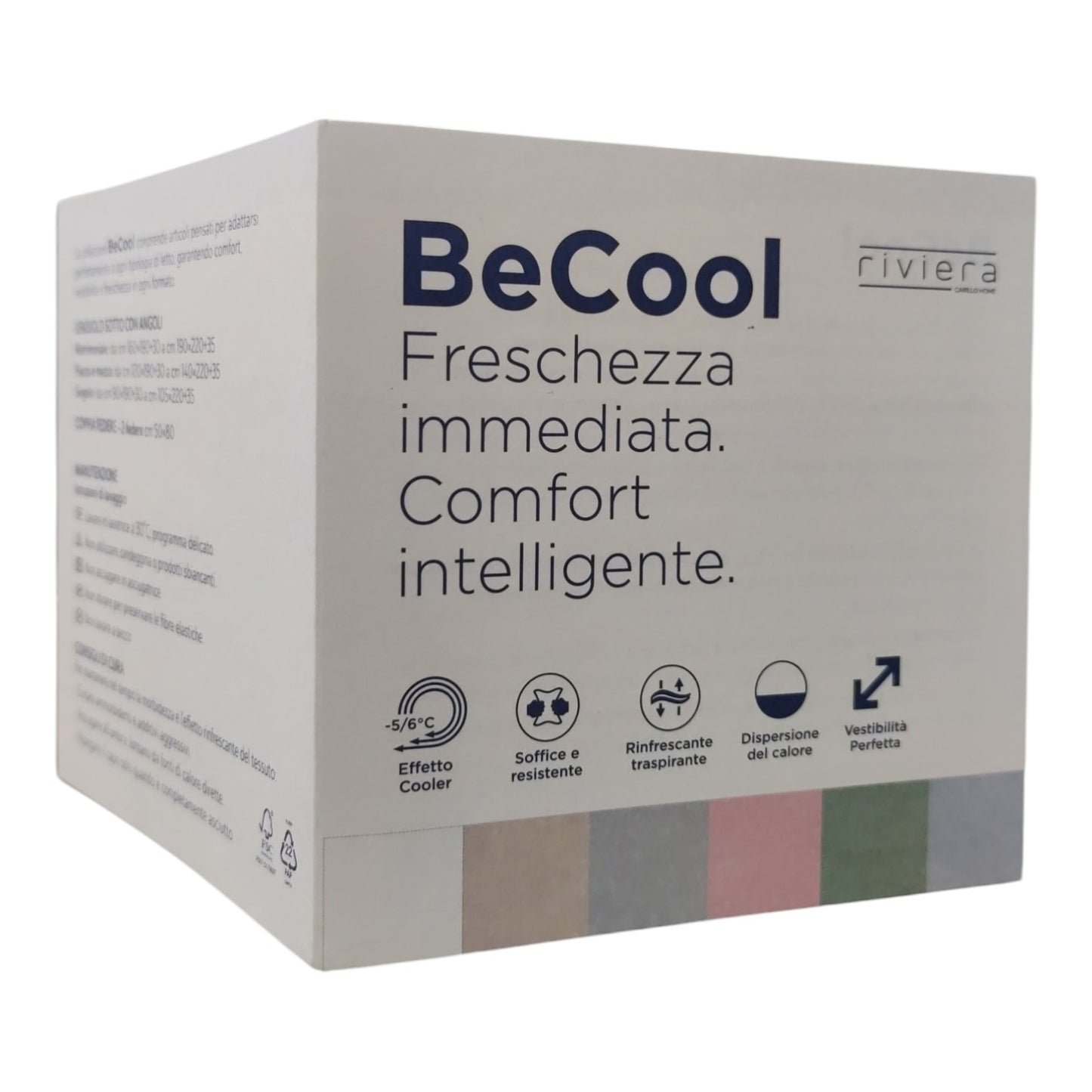 Lenzuolo Sotto 2 Posti con Angoli BeCool Riviera
