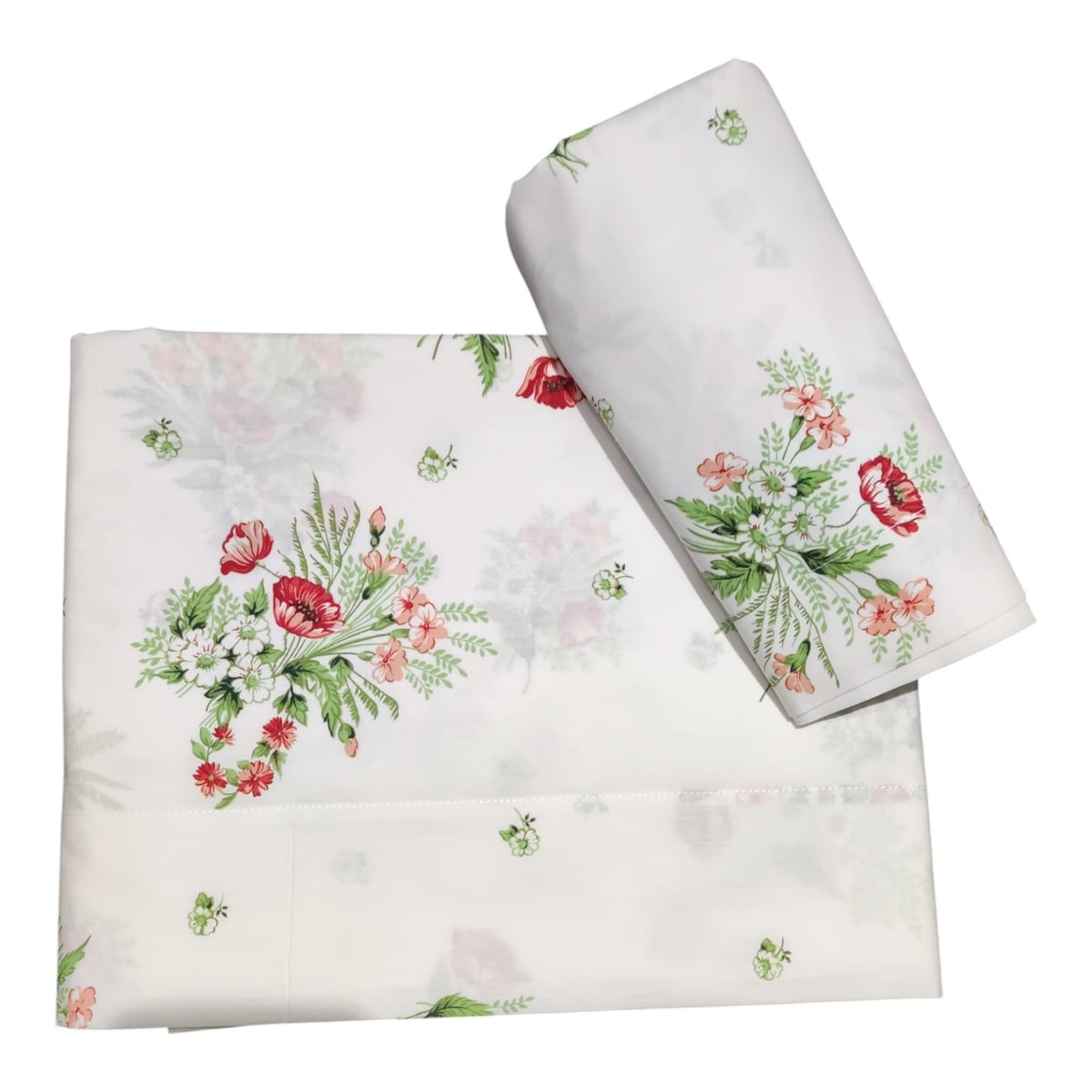 Lenzuolo Sopra Singolo DEA I.10 160x290 cm Fantasia Floreale