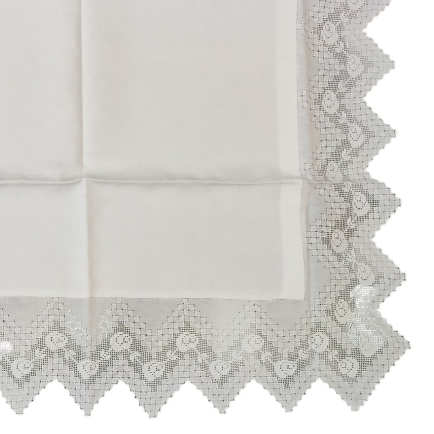 Parure Letto Matrimoniale in Puro Lino Bellora modello LZ0229 Broderie con raffinata lavorazione Sfilato Panetta
