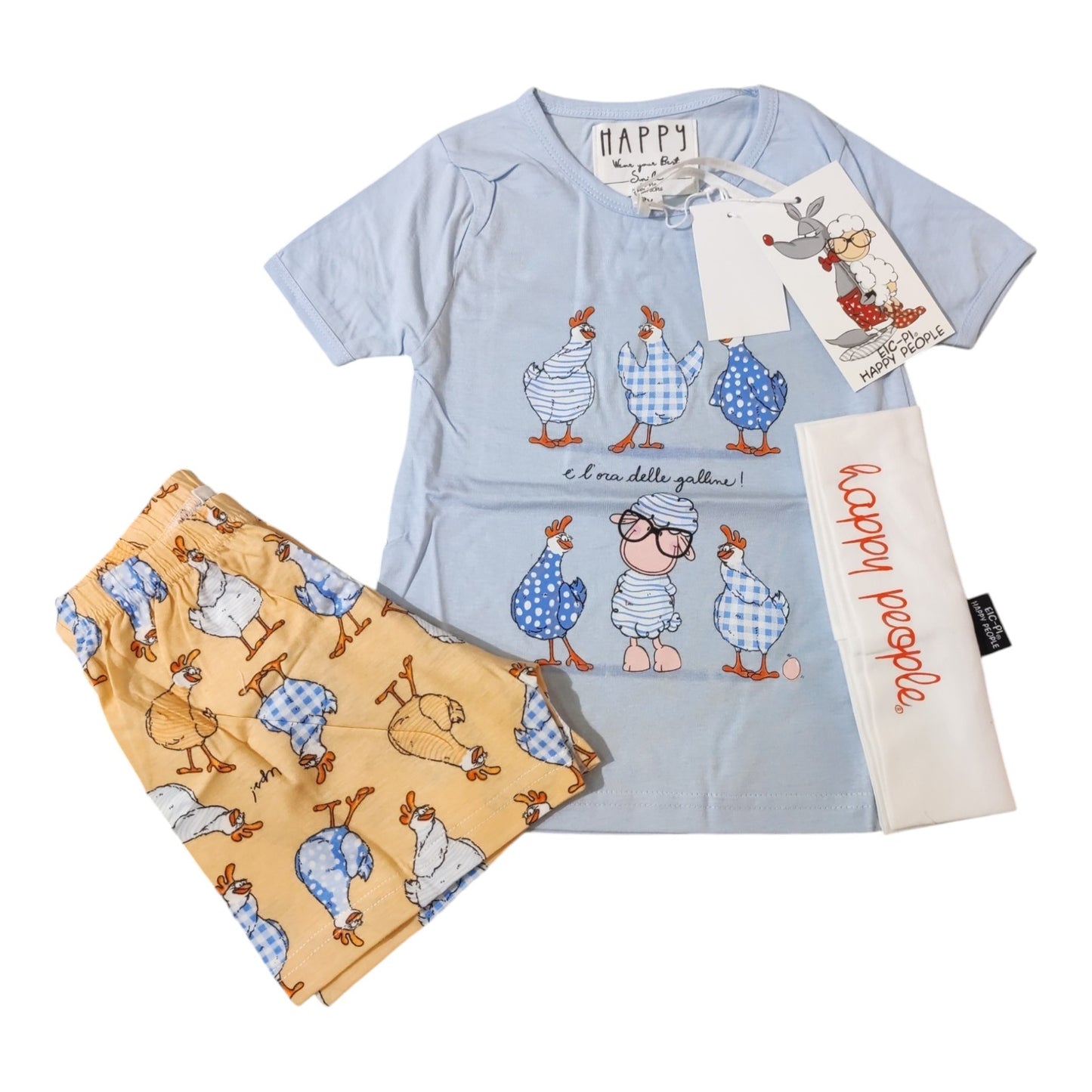 Pigiama Bambina e Ragazza H4862 Happy People estivo