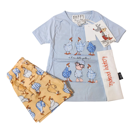 Pigiama Bambina e Ragazza H4862 Happy People estivo